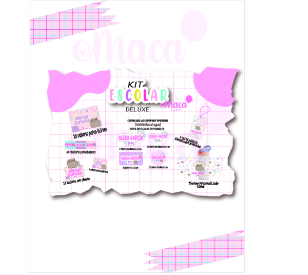 KIT DE ETIQUETAS ESCOLARES - Imagen 5